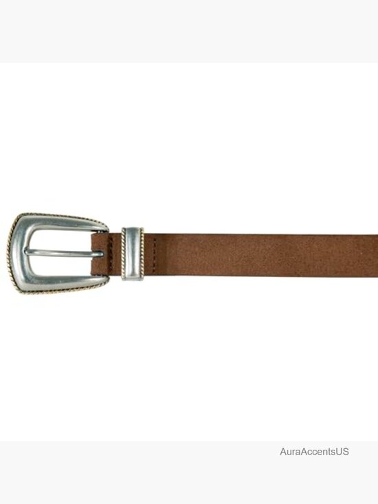 Western Leather Belt | Buffalo Leather | Vintage Style | Classic Fashion main image 5